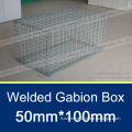 50*100mm Welded Gabion Basket For Retaining Wall